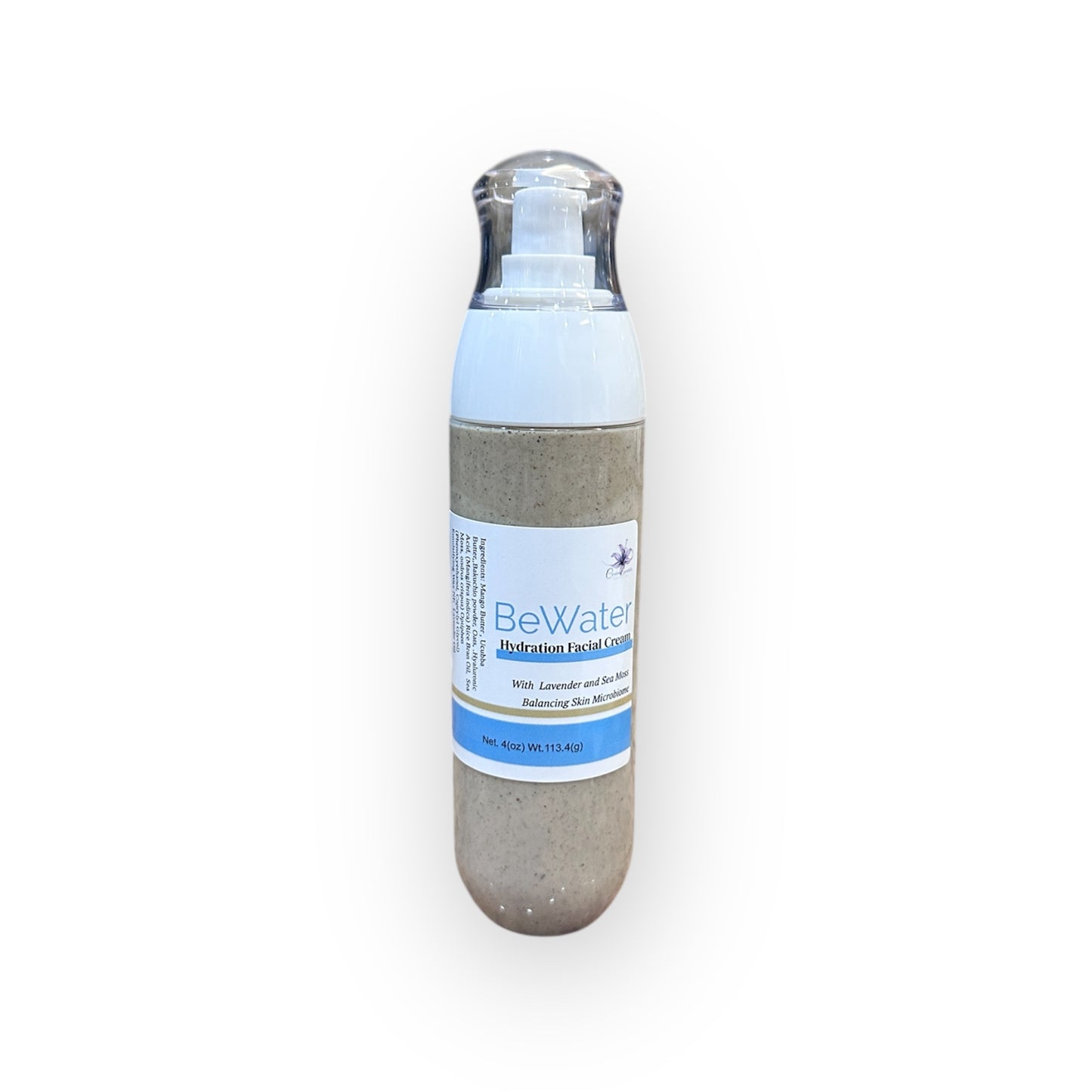 BeWater Natural Hydrating Facial Cream  w/Sea Moss & Hyaluronic Acid
