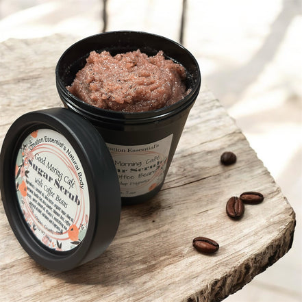 Good Morning Cafe Creamy Body Scrub with Coffee Beans