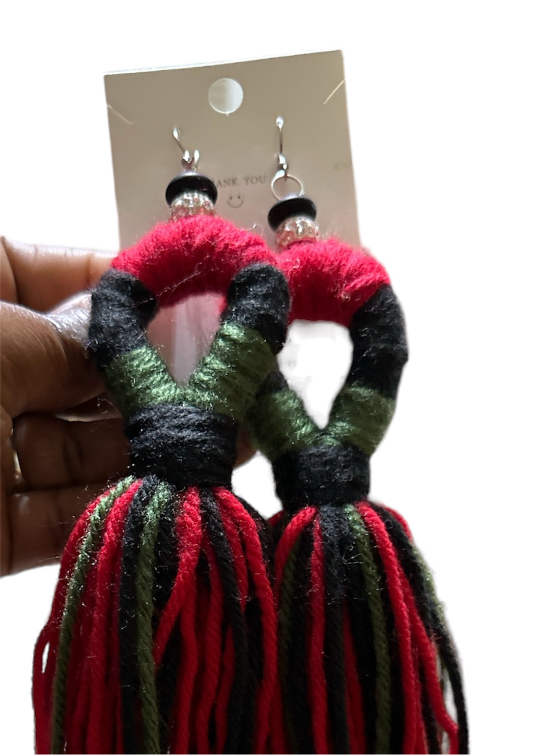 Yarn Earring Tassels Crochet Twisted knot Lightweight Multiply Color Yarn Earrings Fashion- Creation Essential's