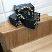 Pure Black Soap Bar  w/African black soap crumbles, Organic Soap Bar