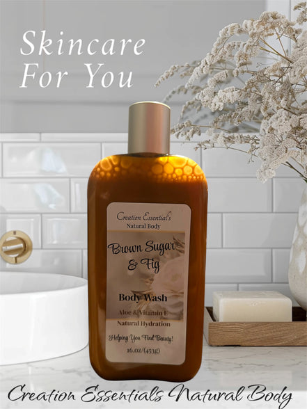 Buy 3 Get 3 or Buy 2 Get 1 Free   Brown Sugar & Fig Body Wash with Aloe and Vitamin E  Hydrating Body Wash