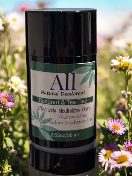All Sweet Coconut & Tea Tree Deodorant with Charcoal