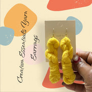 Yarn Earring Tassels Crochet Twisted knot Lightweight Multiply Color Yarn Earrings Fashion- Creation Essential's