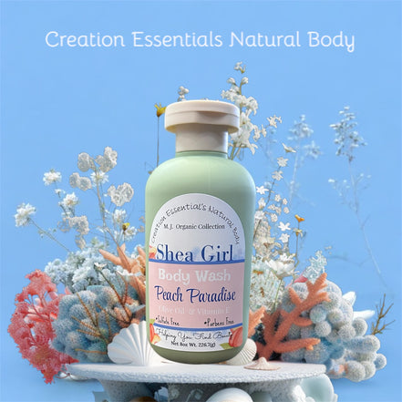 Shea Girl Peach Paradise Body Wash  Buy 3 Get 3 or Buy 2 Get 1 Free