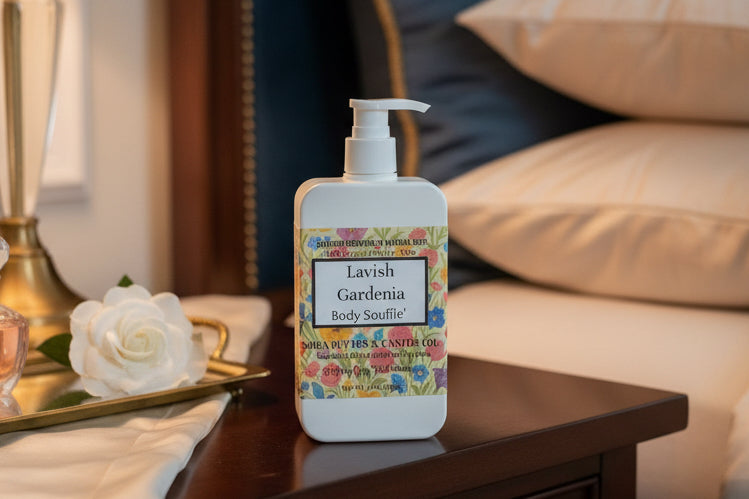 Buy 3 Get 3 or Buy 2 Get 1 Free  Lavish Gardenia Body Souffle’ Perfume Lotion inspired by the elegance of Gucci