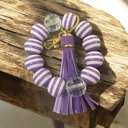 Sugarbands Keychain -Silicone Keychain, Wirstlet and Tassles,
