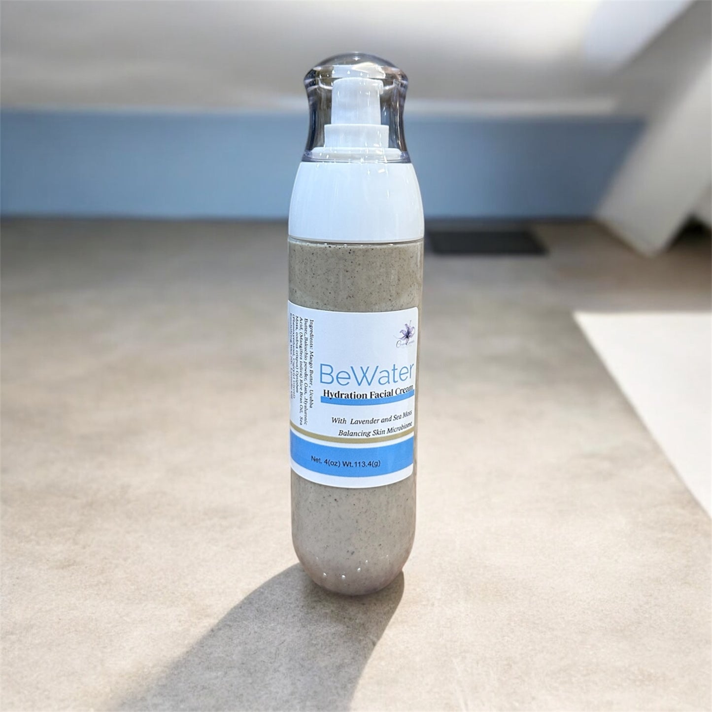 BeWater Natural Hydrating Facial Cream  w/Sea Moss & Hyaluronic Acid