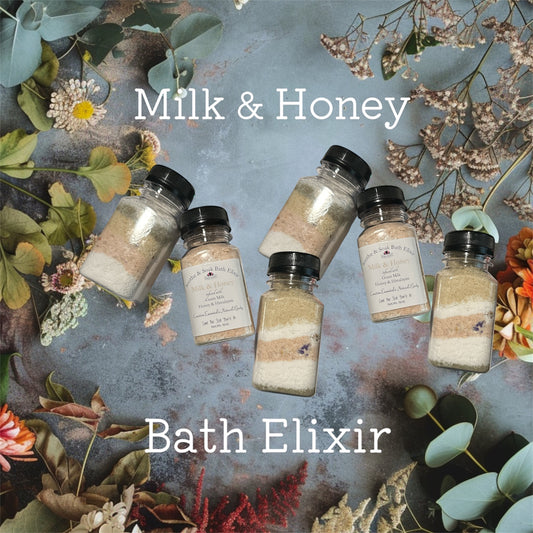 Milk Bath, Milk & Honey Spa Bath Elixir, Coconut Bath Soak, Milk & Honey Spa Bath Elixir