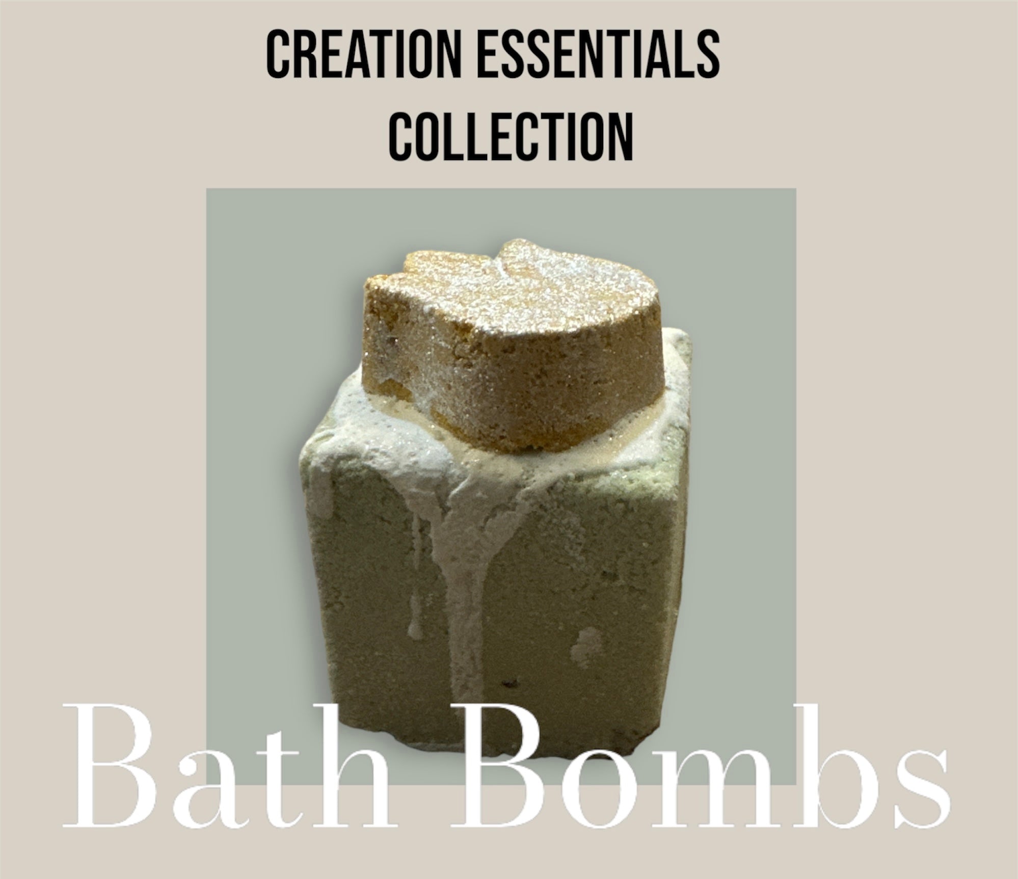 Bath Bombs Honey & Milk ,Love & Rose Petals 2PK Bath Bombs w/Oats & Honey Powder/ Organic/ Hydrating -Creation Essentials