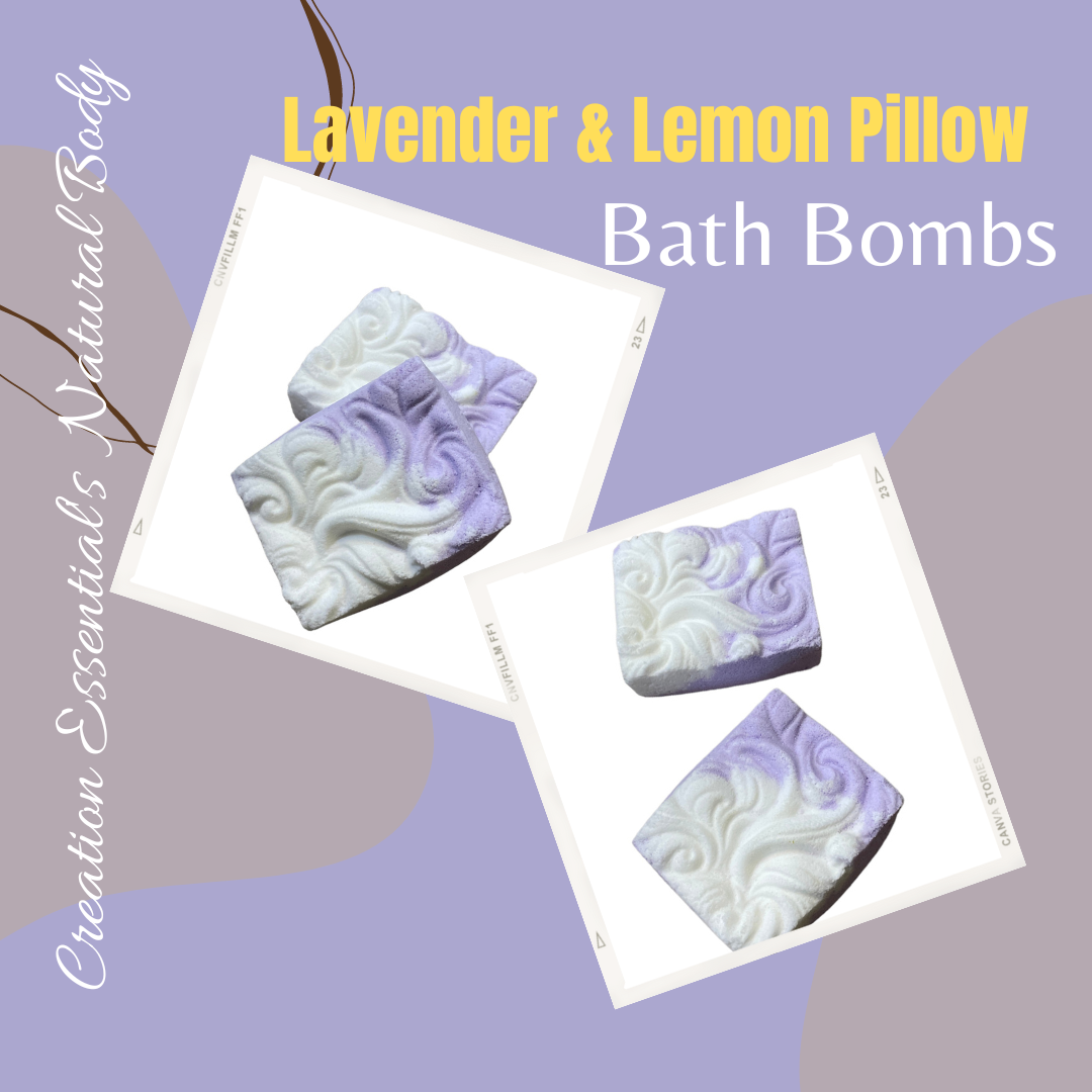 Lavender & Lemon Bath Bomb 2pk
