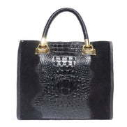 Open Tote Leather Bag