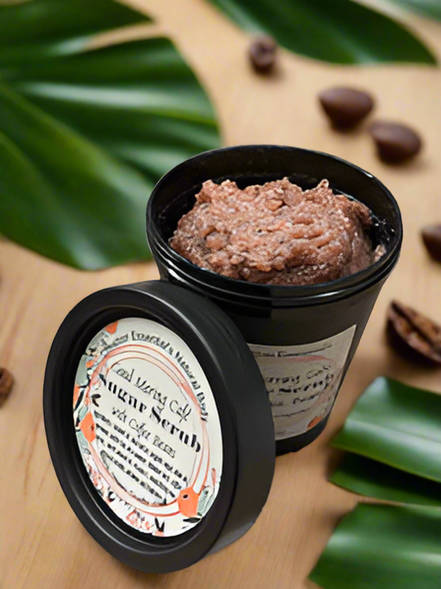 Good Morning Cafe Creamy Body Scrub with Coffee Beans
