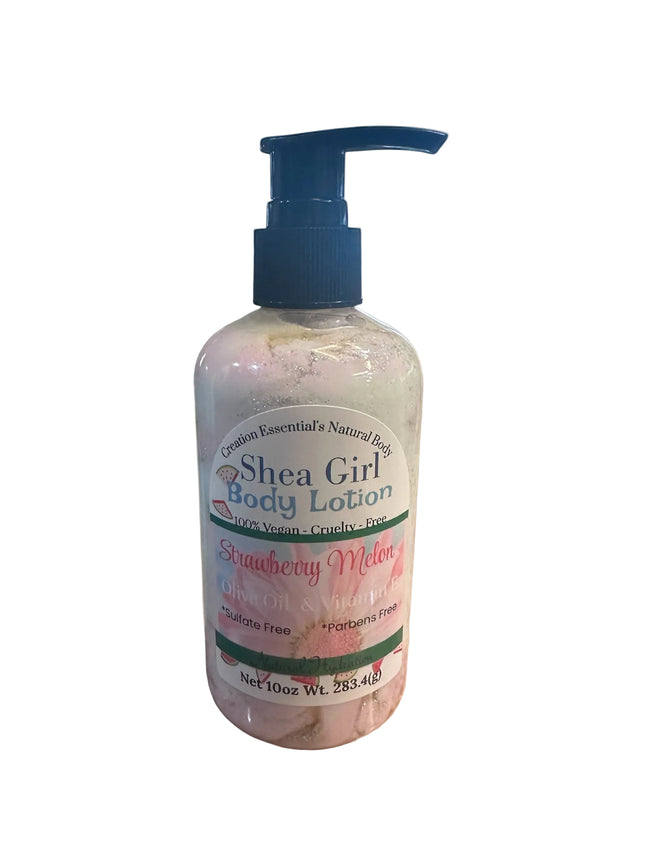 Shea Girl Strawberry Melon Moisturizing Body Lotion by Creation Essential's Natural Body