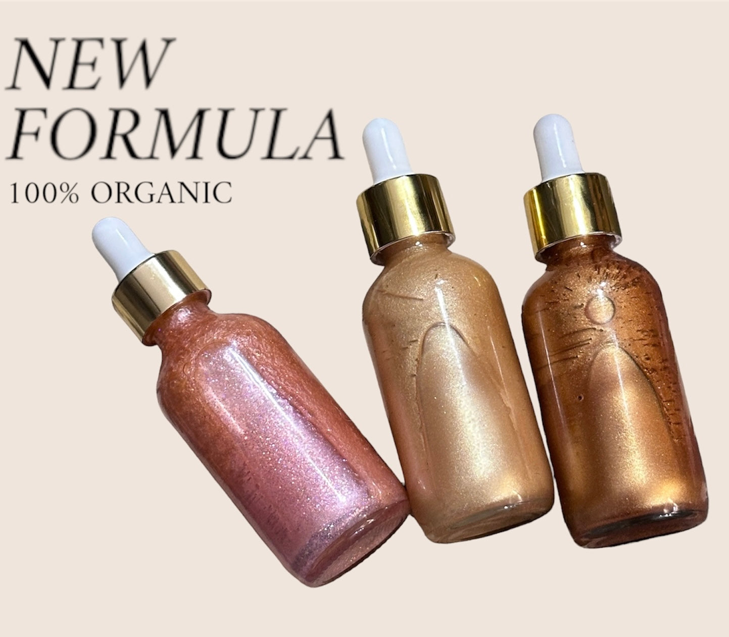 Body Shimmer Oil- Serenity Glow Shimmer White Gold Body Shimmer- Creation Essential's Nola Girl Collection