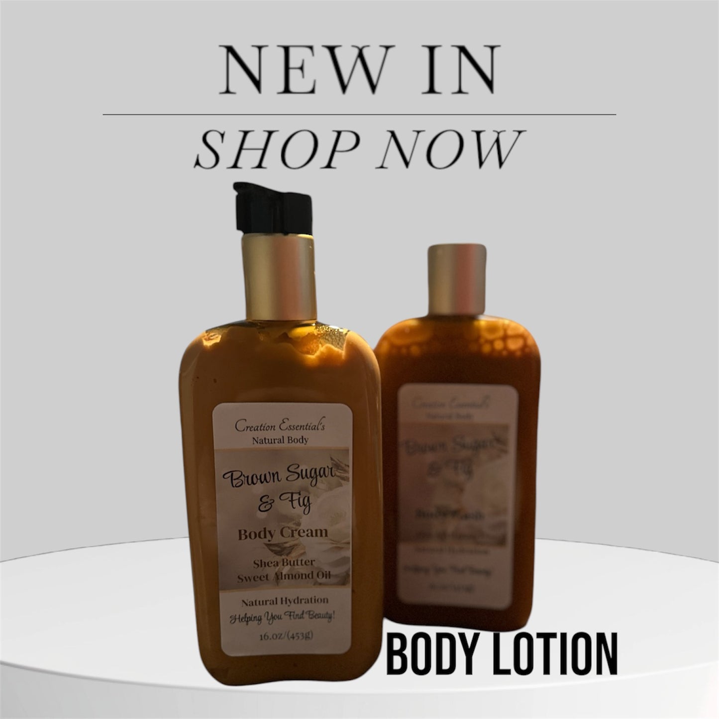 Brown Sugar & Fig Body Wash and Lotion with Aloe and Vitamin E Bundle