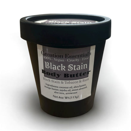 Buy 3 Get 3 or Buy 2 Get 1 Free  Black Satin  Men's Body Butter/ Orgainc Moisturizer/Male Body Butter