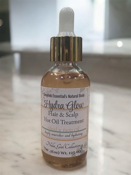 Hydra Glow Hair & Scalp Hot Oil Treatment with Buriti Oil