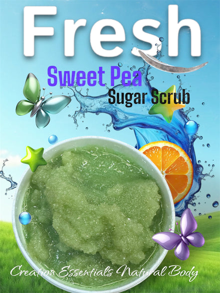 Beauty Is Me Sweet Pea Sugar Scrub