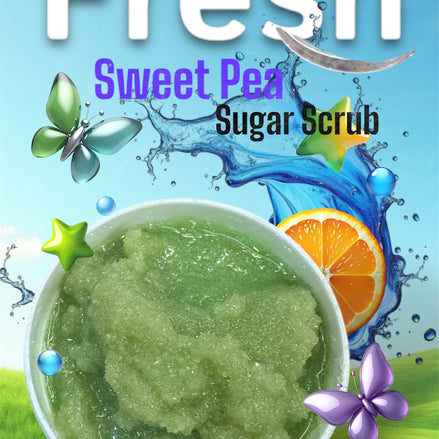 Beauty Is Me Sweet Pea Sugar Scrub