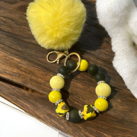 Sugarbands Keychain -Silicone Keychain, Wirstlet and Tassles,