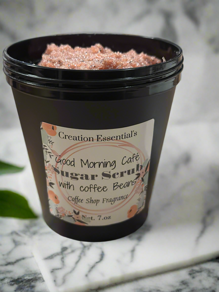 Good Morning Cafe Creamy Body Scrub with Coffee Beans
