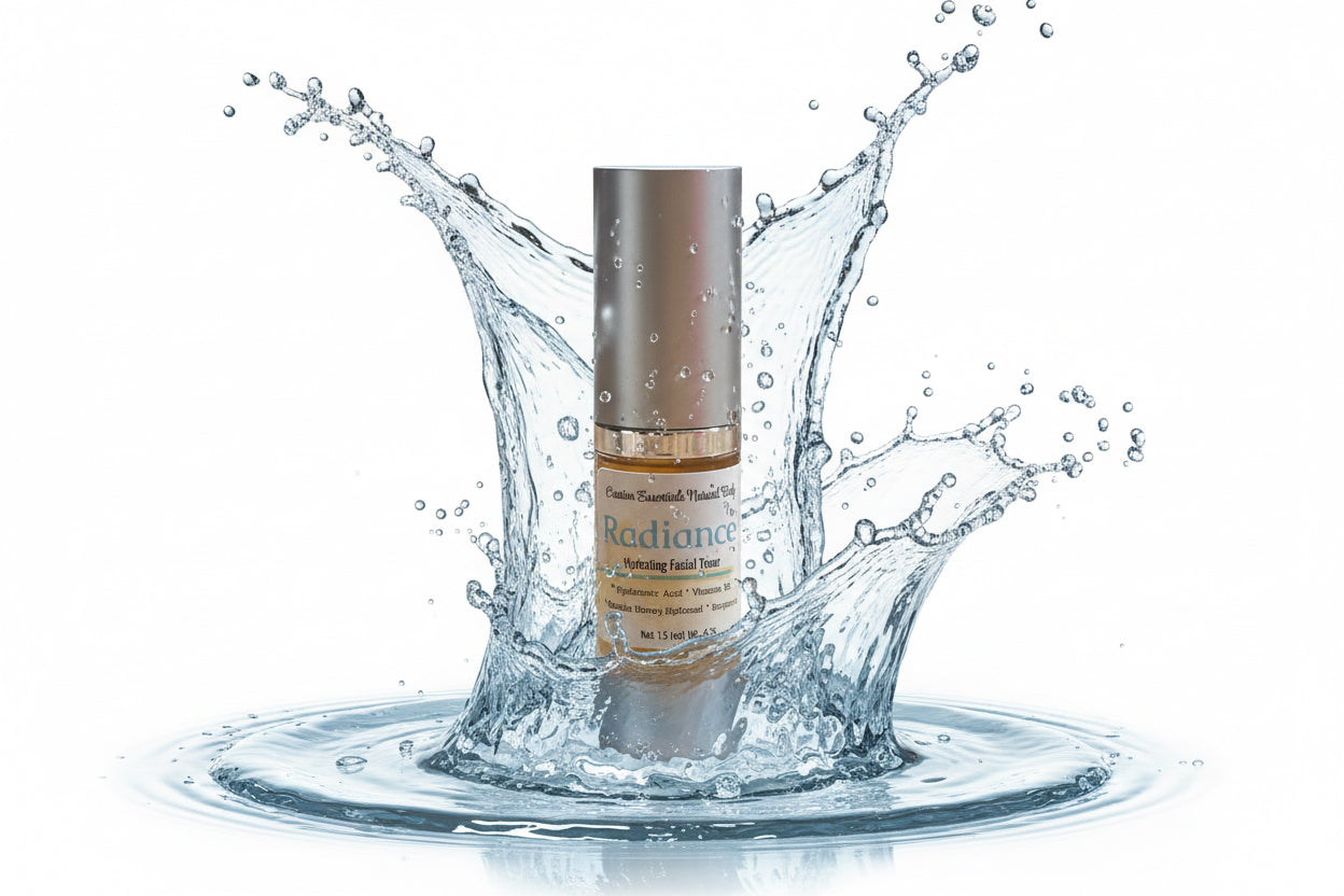 Radiance Hyaluronic Facial Toner with Caffeine Solution & Vitamin B - Creation Essential's