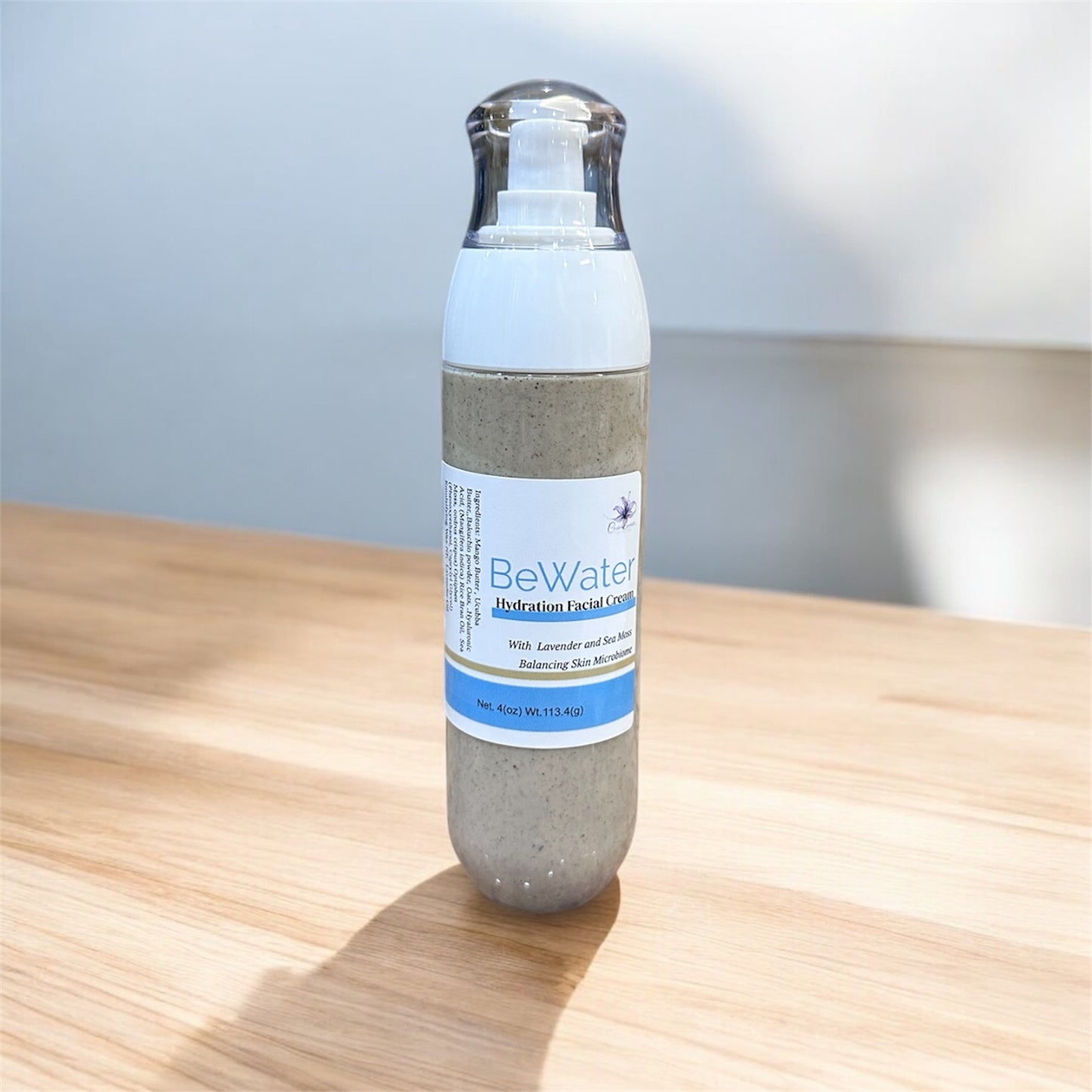 BeWater Natural Hydrating Facial Cream  w/Sea Moss & Hyaluronic Acid