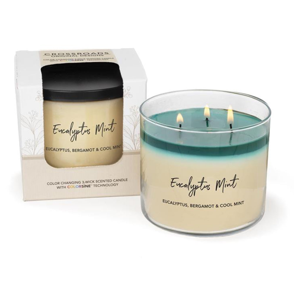 Crossroads Color Changing 3 Wick Jar Candle