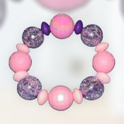 Sugarbands Bracelet's -Silicone Wristbands, Sensory Bead Bracelet & Fashion Bracelet, Beaded Stretch Bracelet, Sensory Bracelet, Fidget Bracelet, Colorful Silicone Bracelet