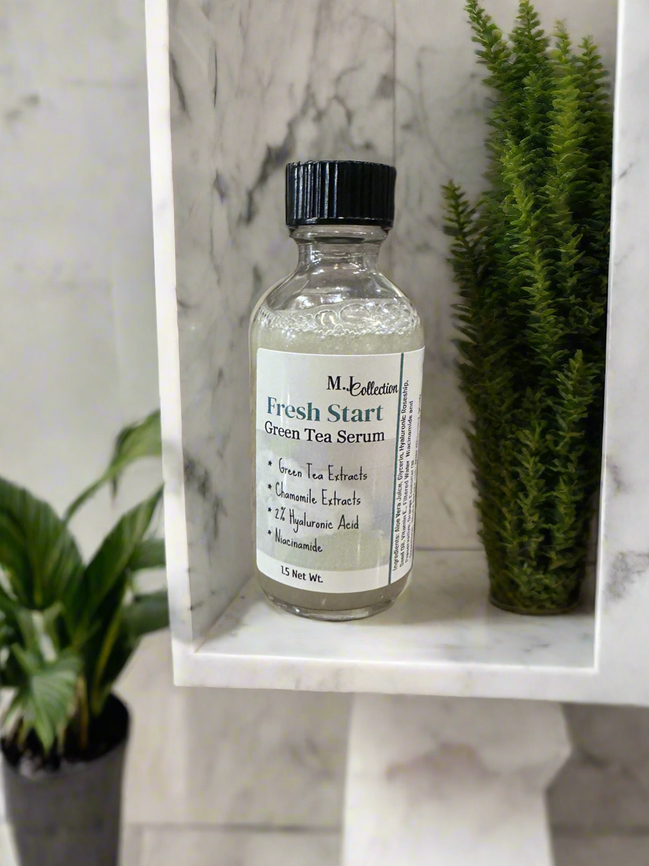 Fresh Start Revitalizing Acne Serum with 2% Hyaluronic Acid, Chamomile and Green Tea Extracts