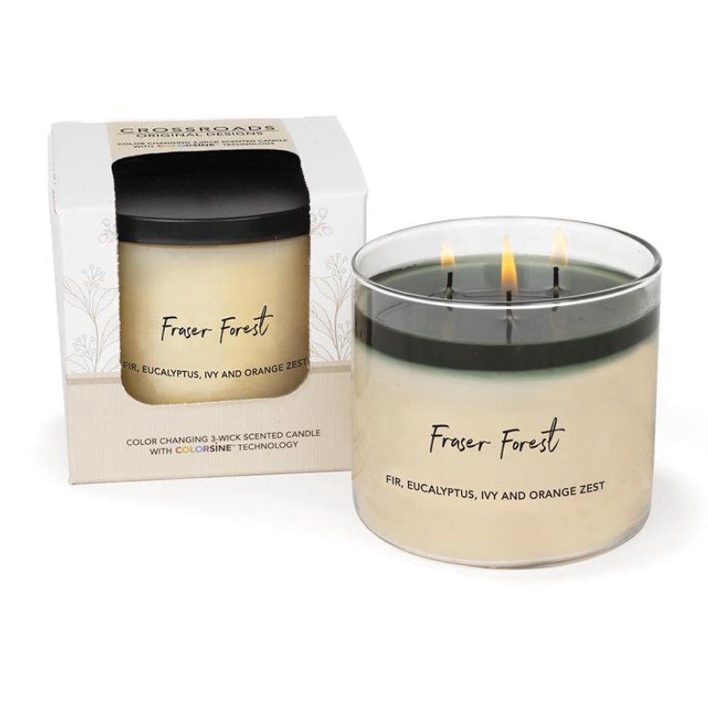 Crossroads Color Changing 3 Wick Jar Candle
