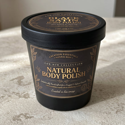 Black Satin For Him Body Polish