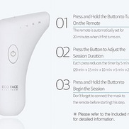 Eco Face Platinum LED Mask (Pearl White)