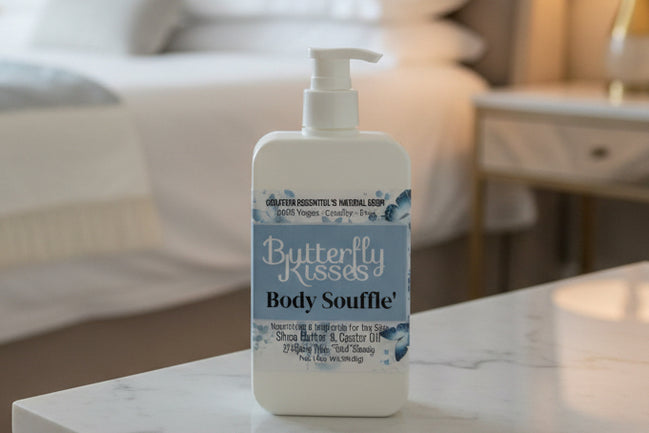 Buy 3 Get 3 or Buy 2 Get 1 Free  Butterfly Kisses Shimmer Souffle’ Perfume Body Lotion