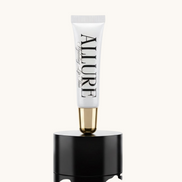 Lip Gloss tube labeled 'Allure' on a white background