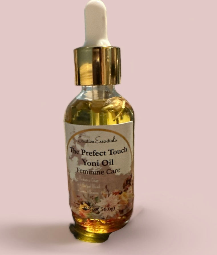 The Perfect Touch Yoni Oil, Natural Feminine Balance -Organic Handmade Vegan  Body Oil Creation Essentials