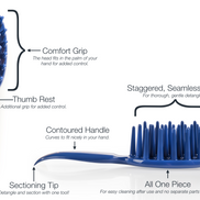 KurlsPlus Paddle Comb