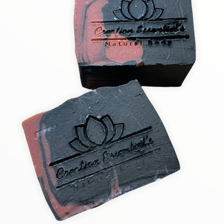 Black Love Charcoal Soap Bar Set of 2 by Creation Essential's Natural Body