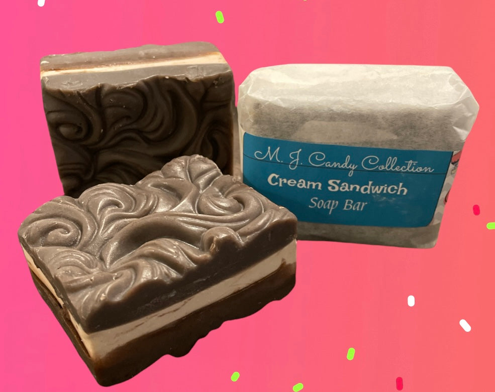 Cream Sandwich Soap Bar -M.J. Candy Collection