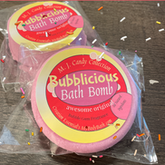 Bath Bombs Bubblicious Bubble Gum  Bath Bomb 2Pk- By: M.J. Candy Collection