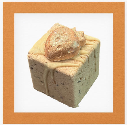 Bath Bombs Honey & Milk ,Love & Rose Petals 2PK Bath Bombs w/Oats & Honey Powder/ Organic/ Hydrating -Creation Essentials