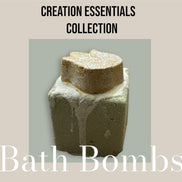 Bath Bombs Honey & Milk ,Love & Rose Petals 2PK Bath Bombs w/Oats & Honey Powder/ Organic/ Hydrating -Creation Essentials