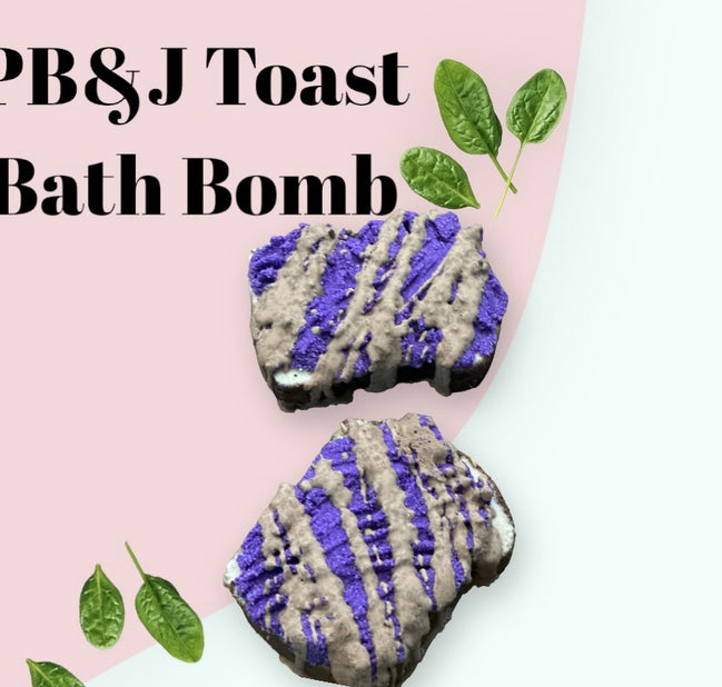 PB & J Toast Bath Bomb