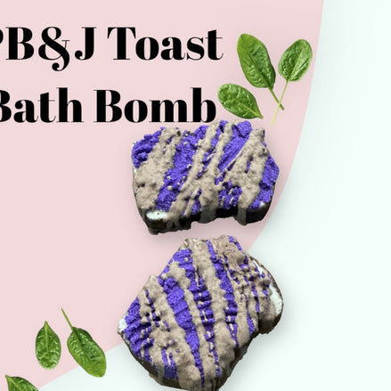PB & J Toast Bath Bomb
