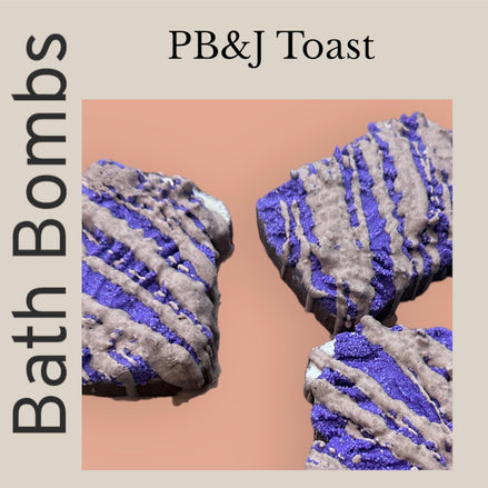 PB & J Toast Bath Bomb