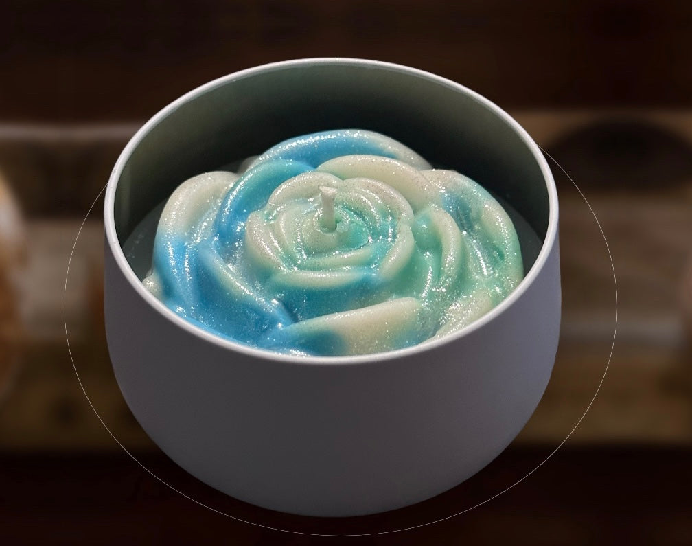 Flower Bloom Soy Wax Candle Handmade Candle - Creation Essential's