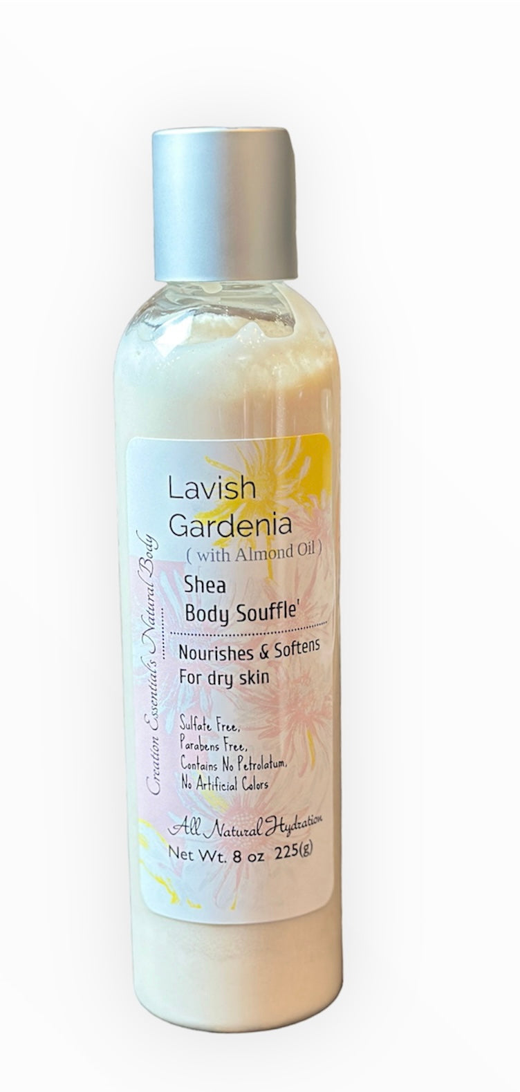 Lavish Gardenia Shea Body Souffle’ 8oz Hydrating/ Organic/Perfume Aroma