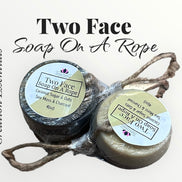 Two Face Soap on the Rope w/Loofah Inside