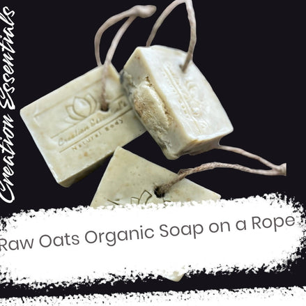 Oats Soap on the Rope with Loofah