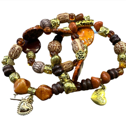 Bohemian Bead Style Bracelets, Fashion Bracelets- Creations Essential's Fashion Accessories